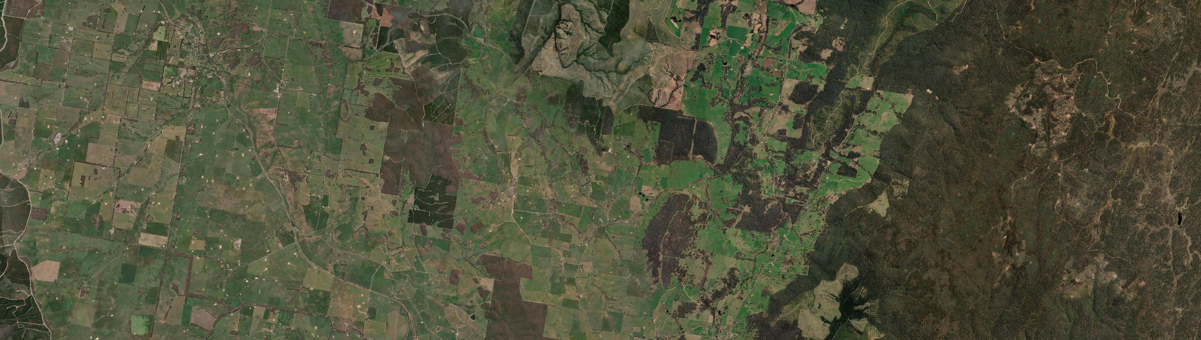 Aerial view of Courabyra, NSW