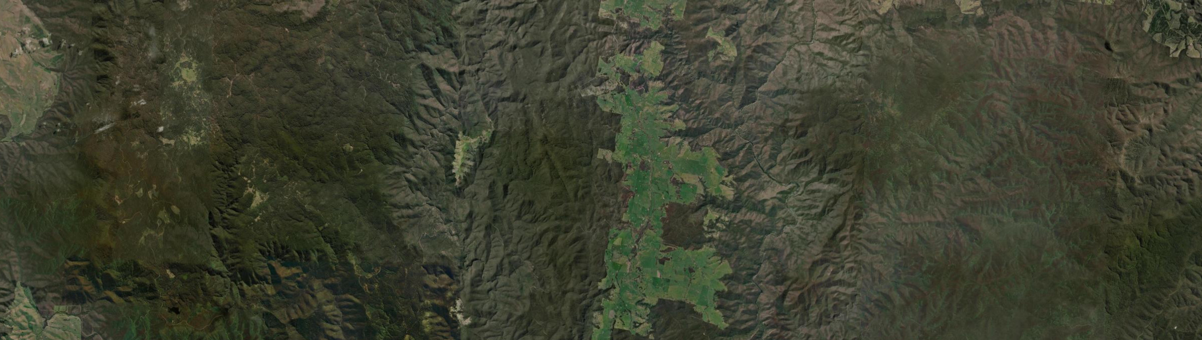 Aerial view of Gelantipy, VIC