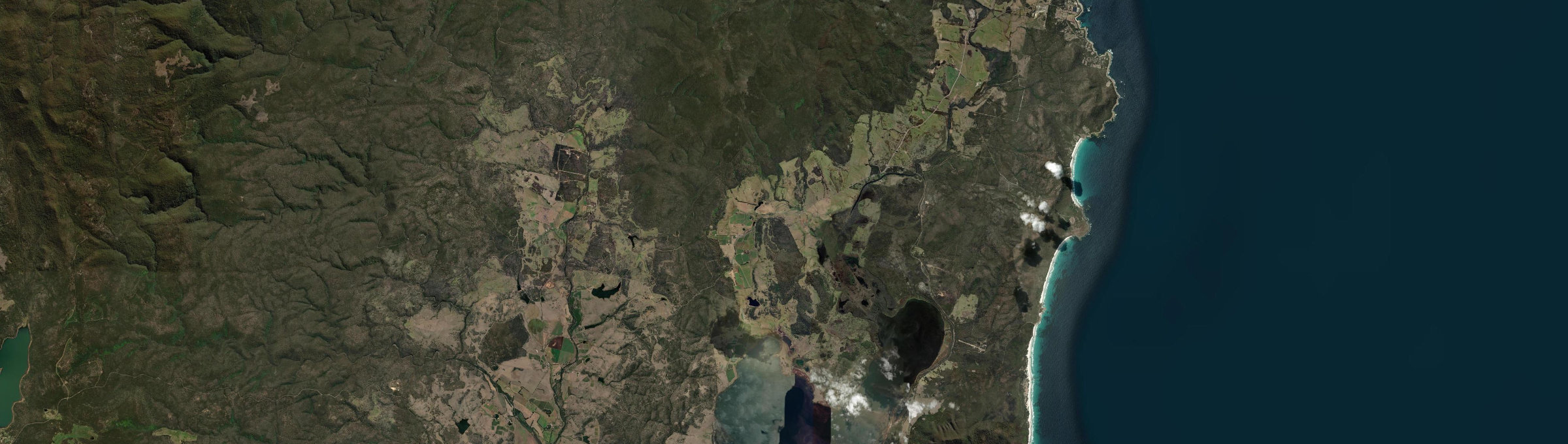 Aerial view of Apslawn, TAS
