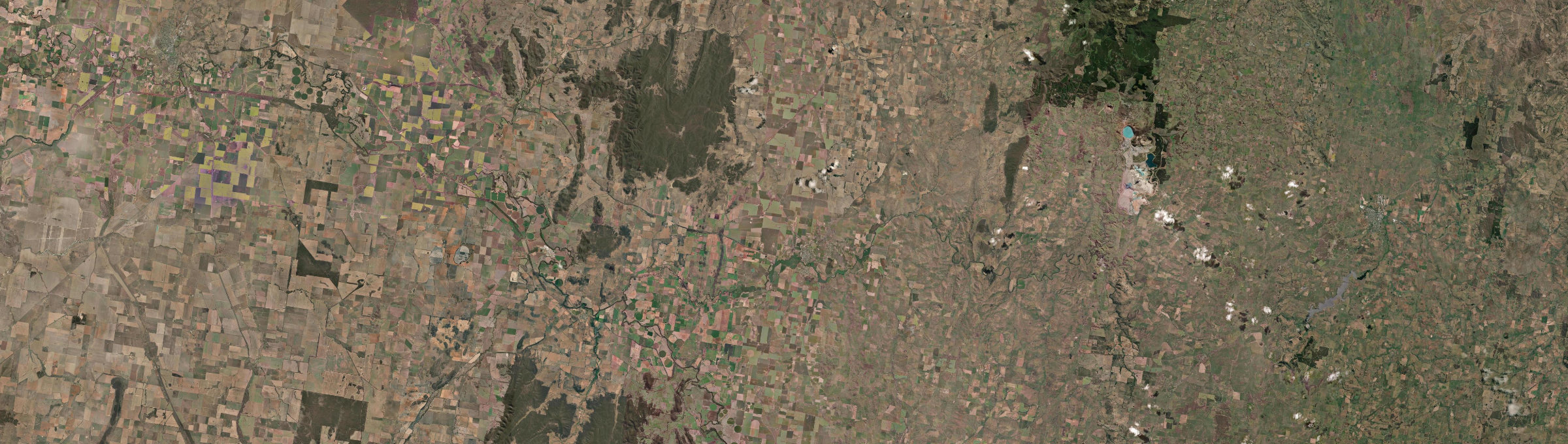 Aerial view of Canowindra, NSW