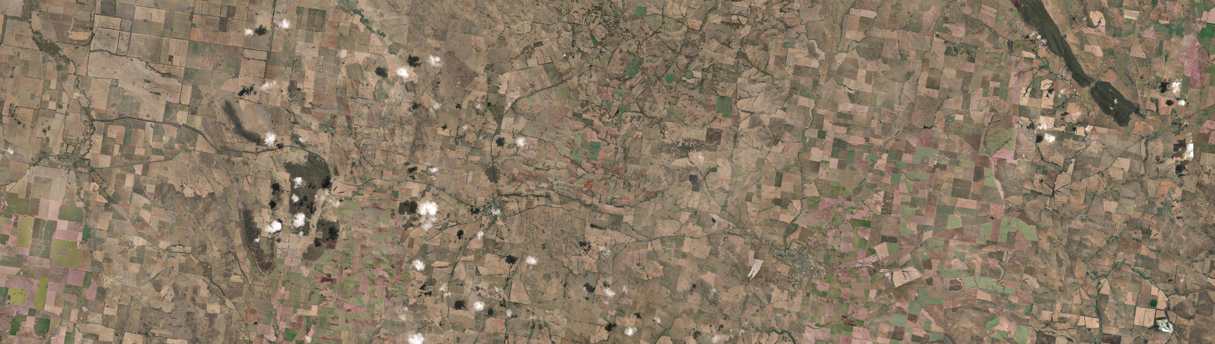 Aerial view of Nubba, NSW