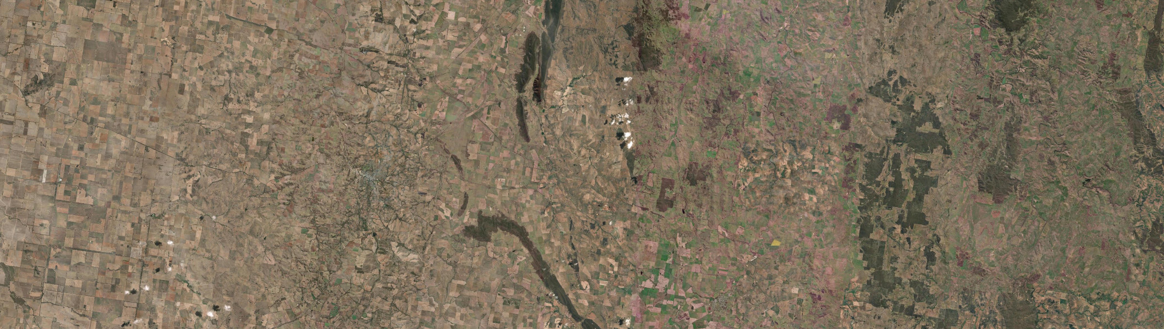 Aerial view of Murringo, NSW