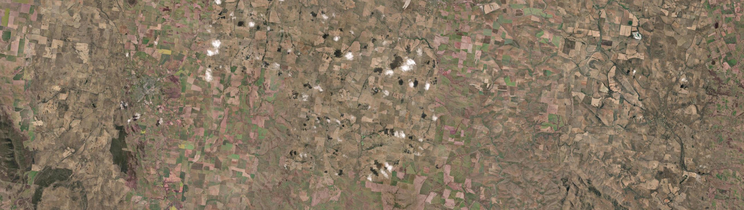 Aerial view of Beggan Beggan, NSW