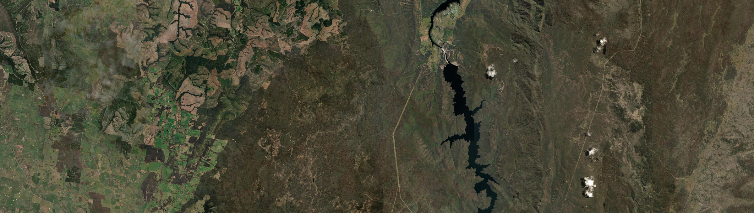 Aerial view of Buddong, NSW