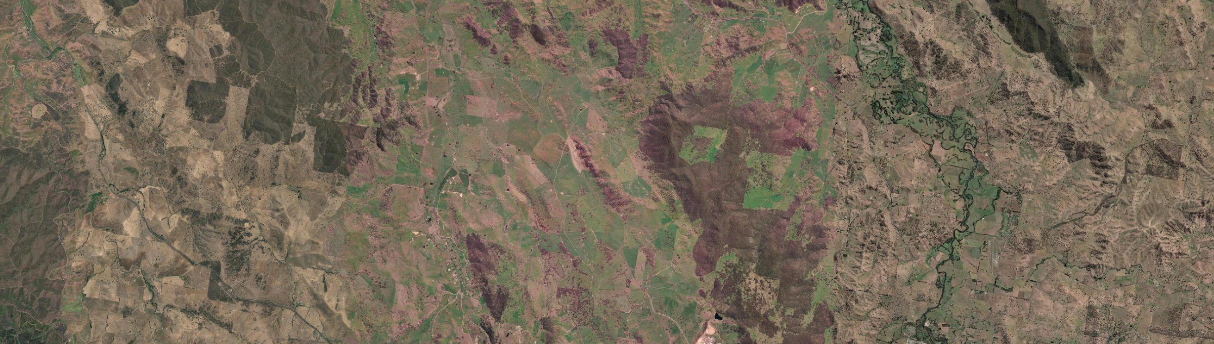 Aerial view of Califat, NSW