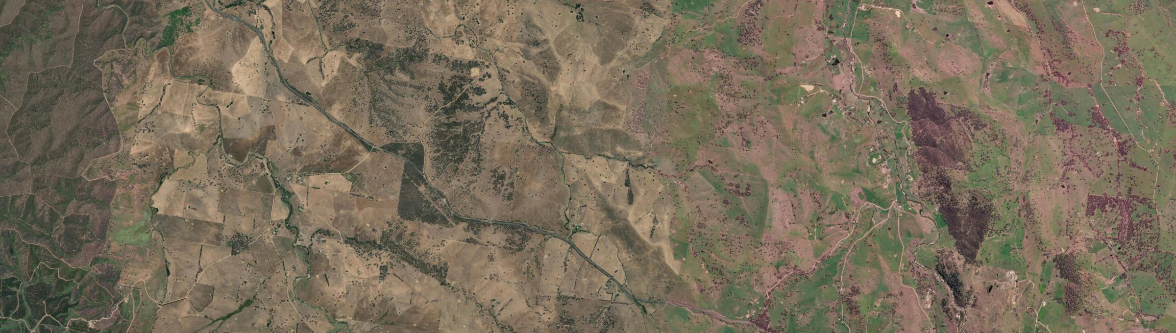 Aerial view of Bangadang, NSW
