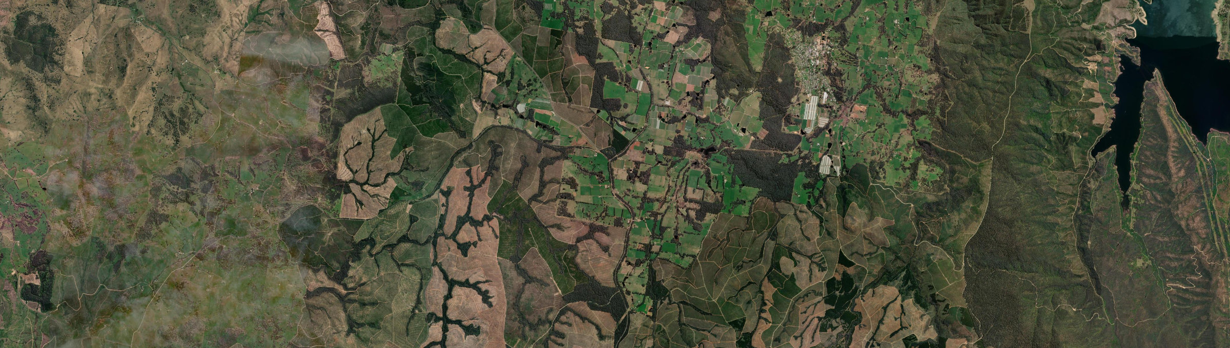Aerial view of Kunama, NSW