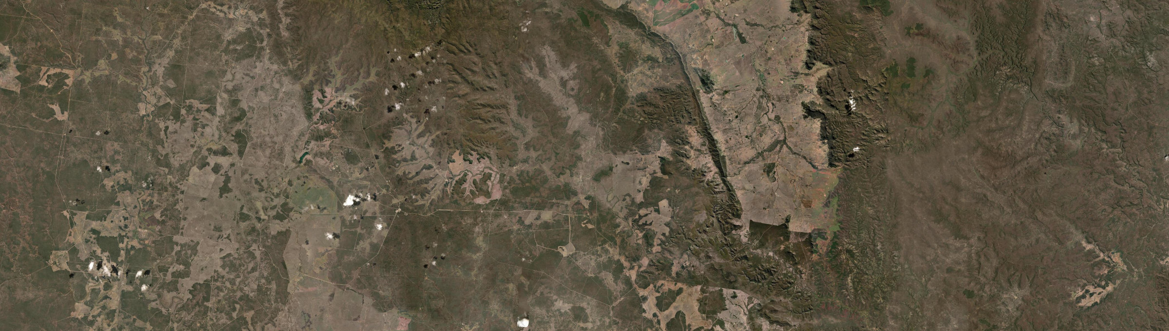 Aerial view of Upper Dawson, QLD