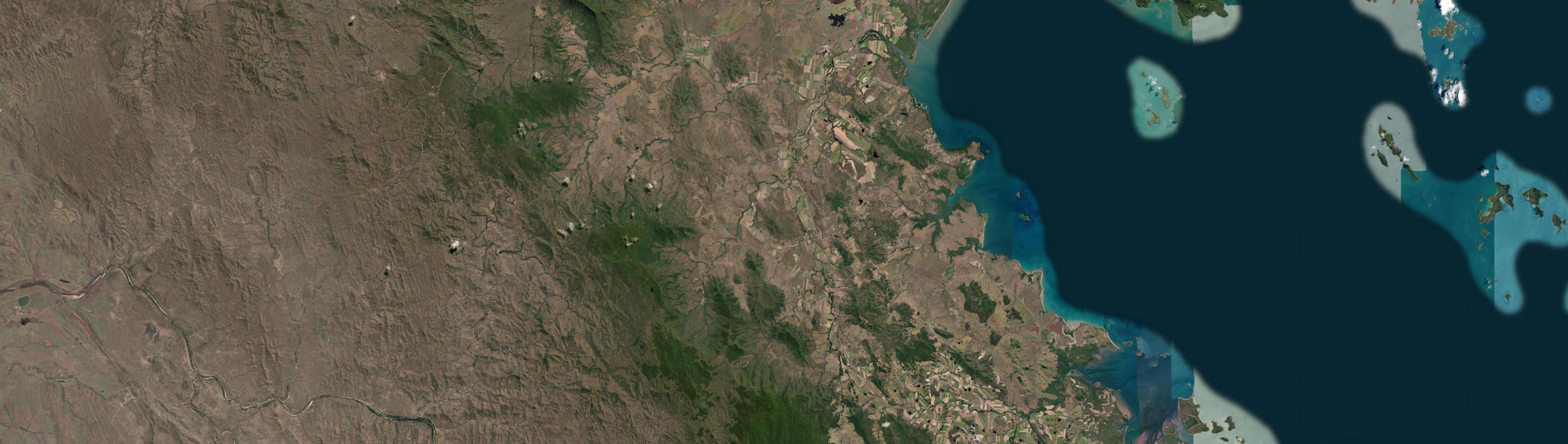 Aerial view of Bloomsbury, QLD