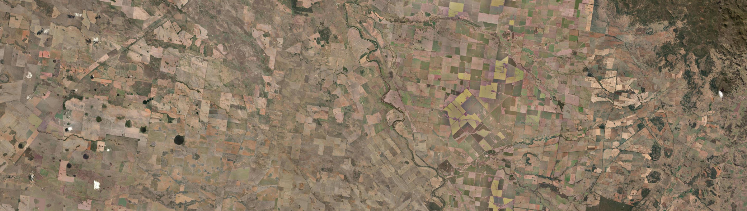 Aerial view of Armatree, NSW
