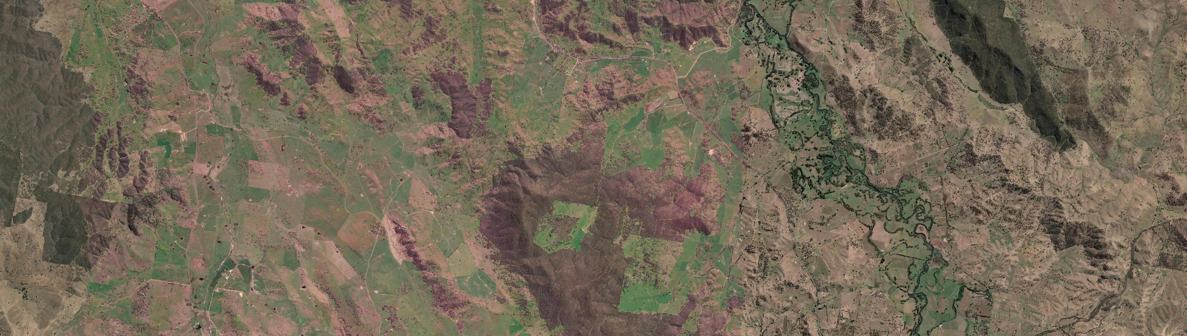 Aerial view of Minjary, NSW