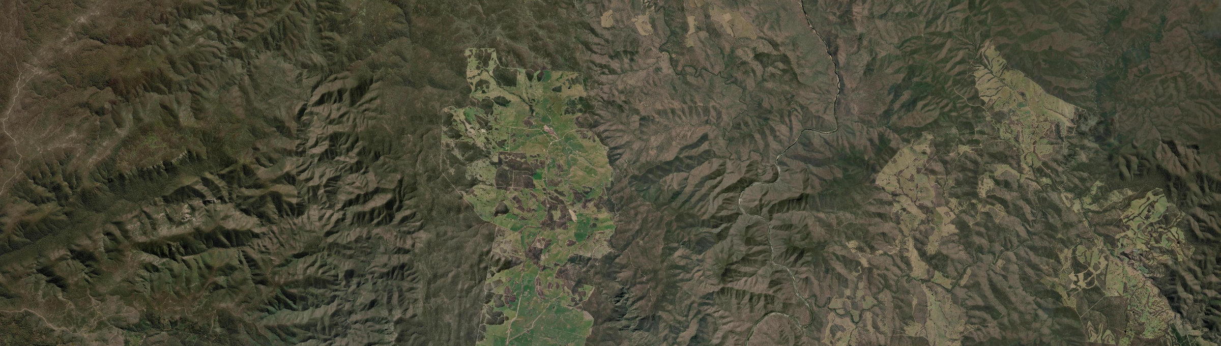 Aerial view of Wulgulmerang, VIC