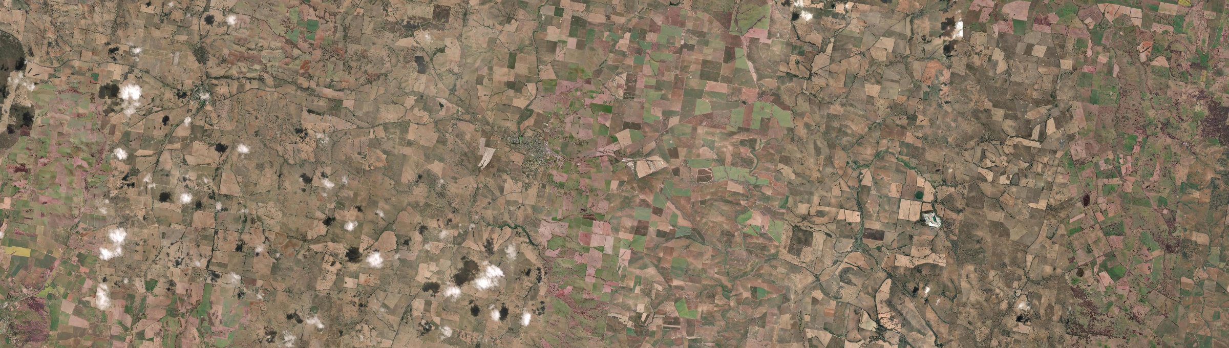 Aerial view of Cunningar, NSW