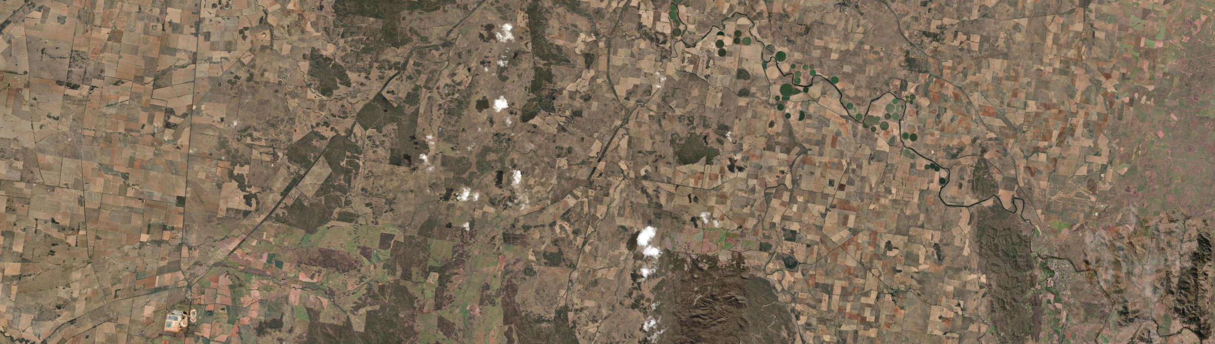 Aerial view of Toongi, NSW