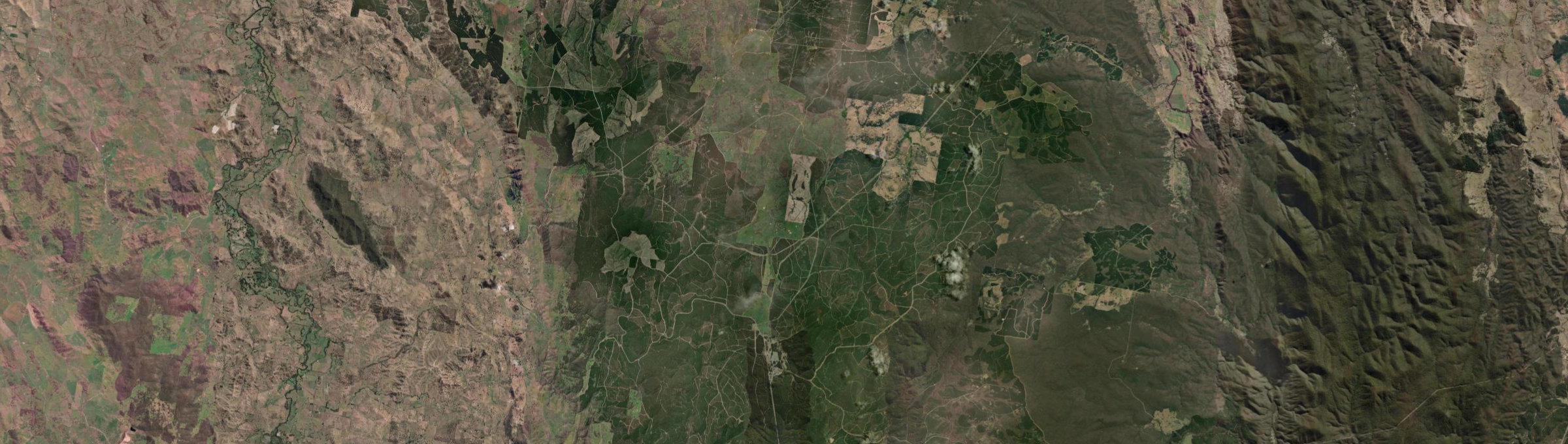 Aerial view of Tumorrama, NSW