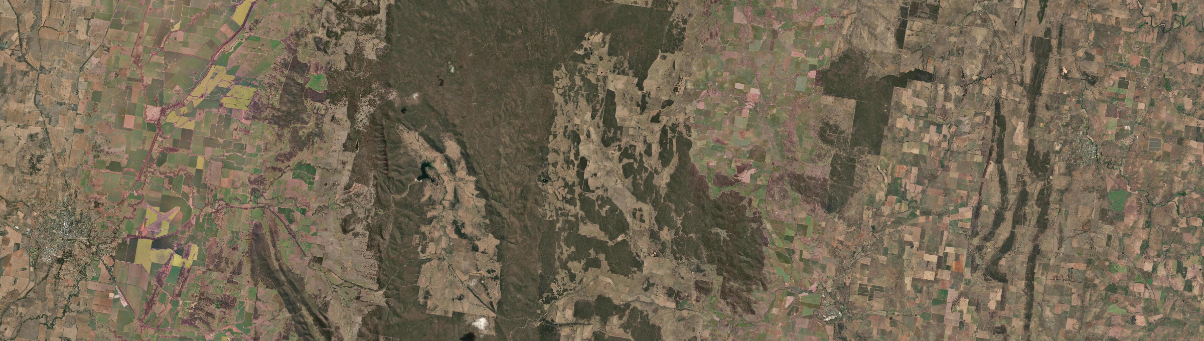 Aerial view of Bocobra, NSW