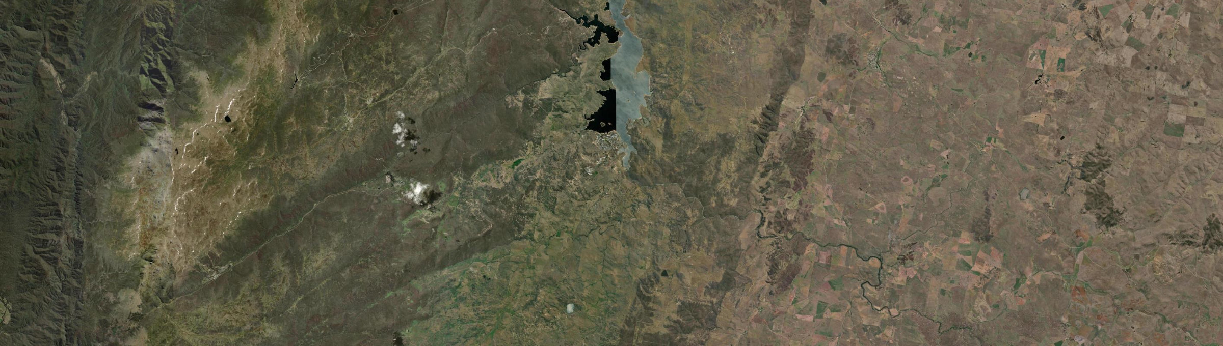 Aerial view of Jindabyne, NSW