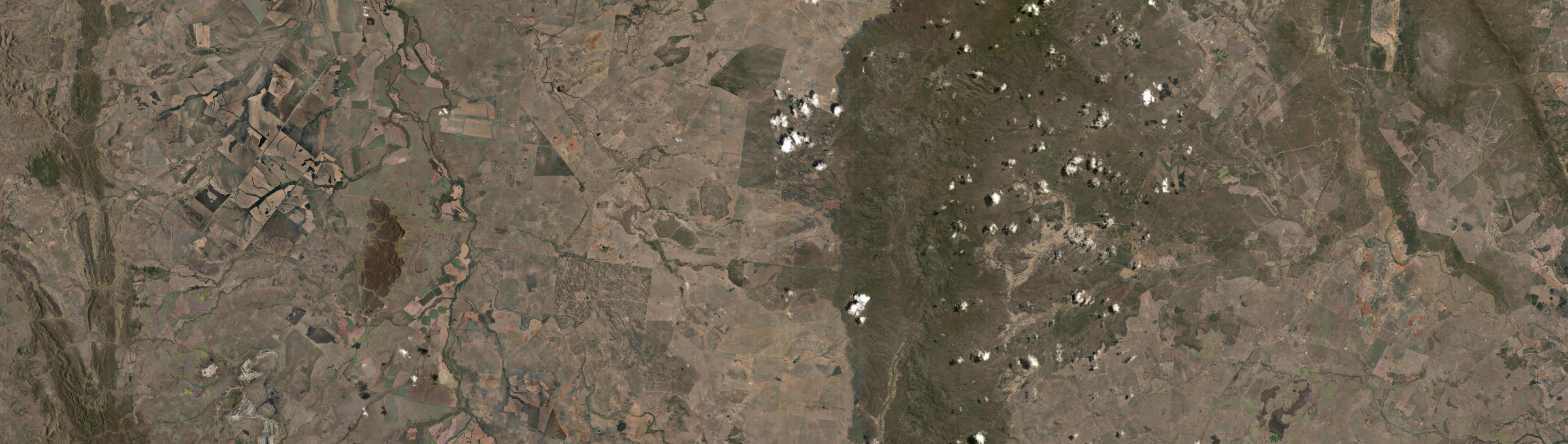 Aerial view of Humboldt, QLD