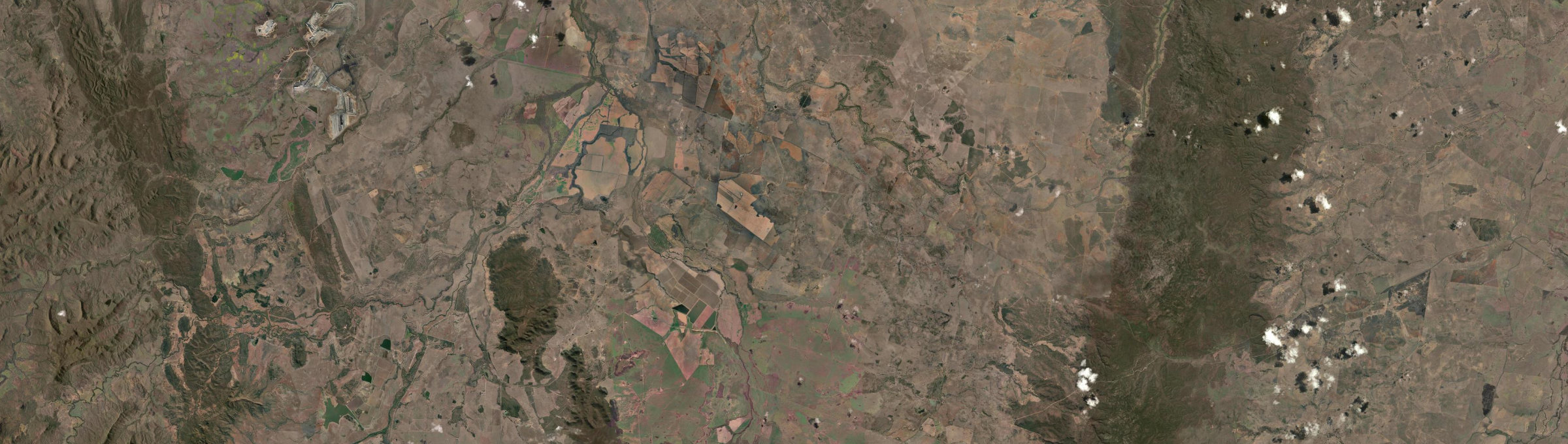 Aerial view of Coorumbene, QLD