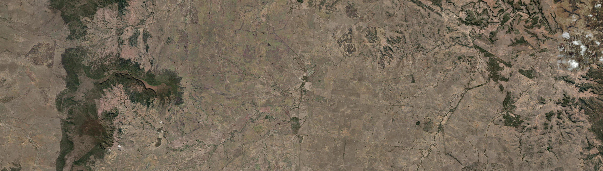 Aerial view of Injune, QLD