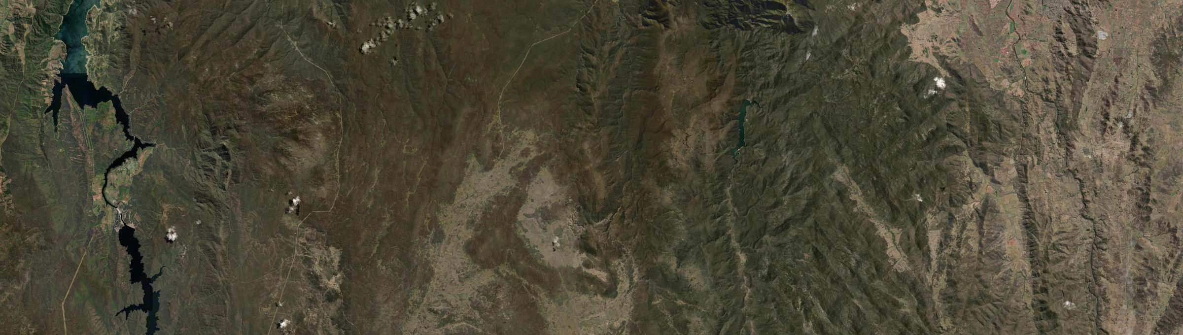 Aerial view of Bimberi, NSW