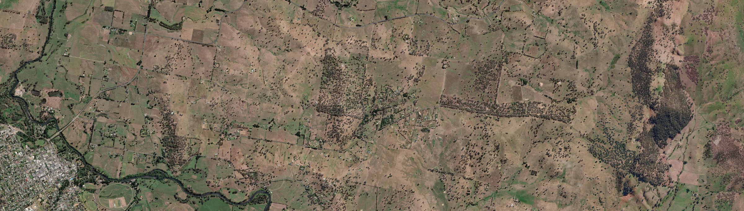 Aerial view of Mundongo, NSW