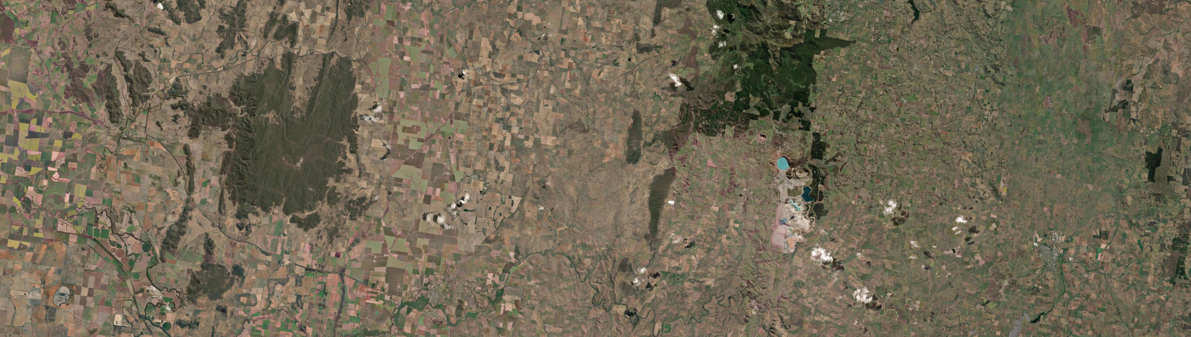 Aerial view of Cargo, NSW