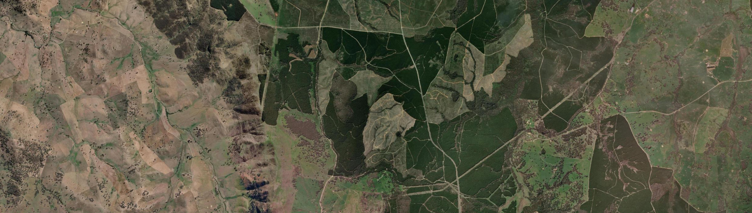 Aerial view of Red Hill (Snowy Valleys - NSW), NSW