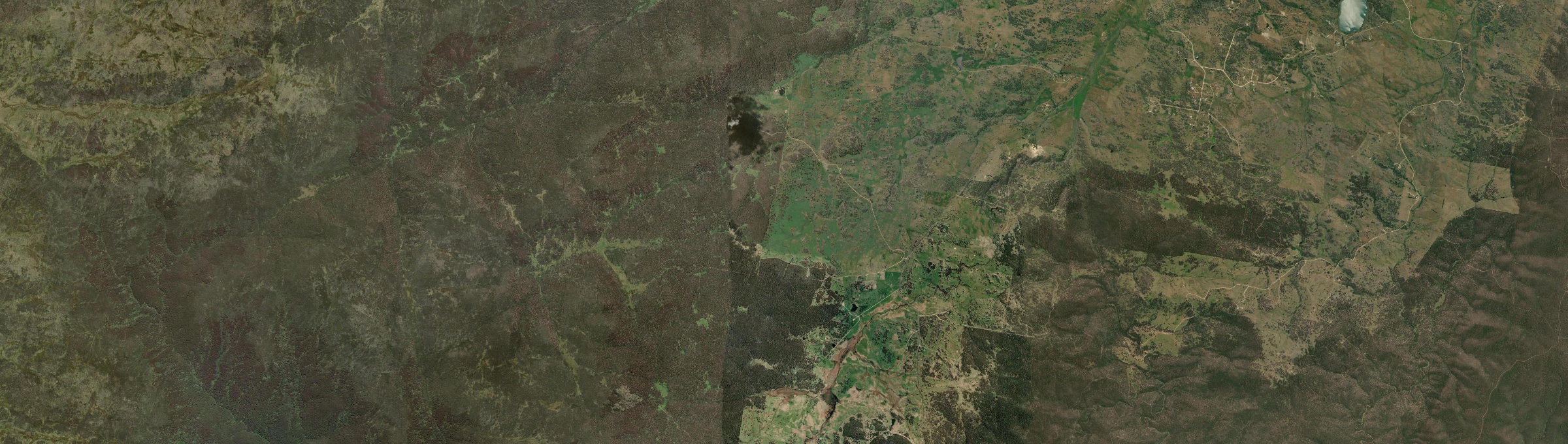 Aerial view of Grosses Plain, NSW