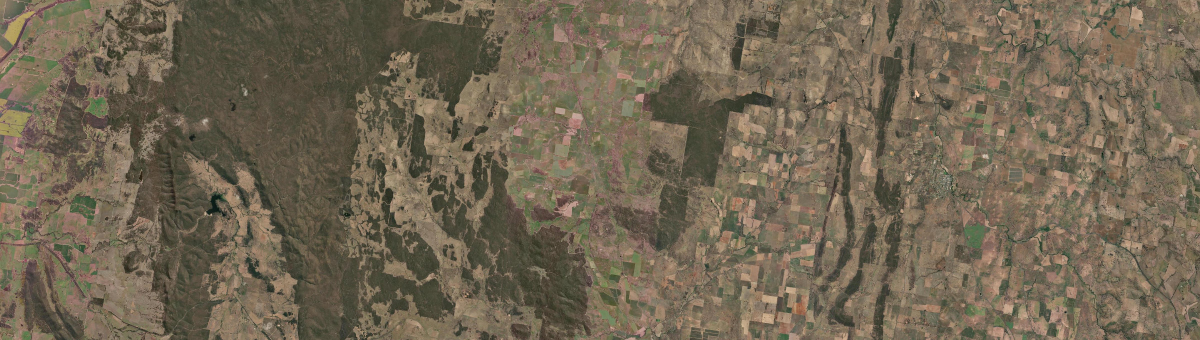 Aerial view of Gumble, NSW