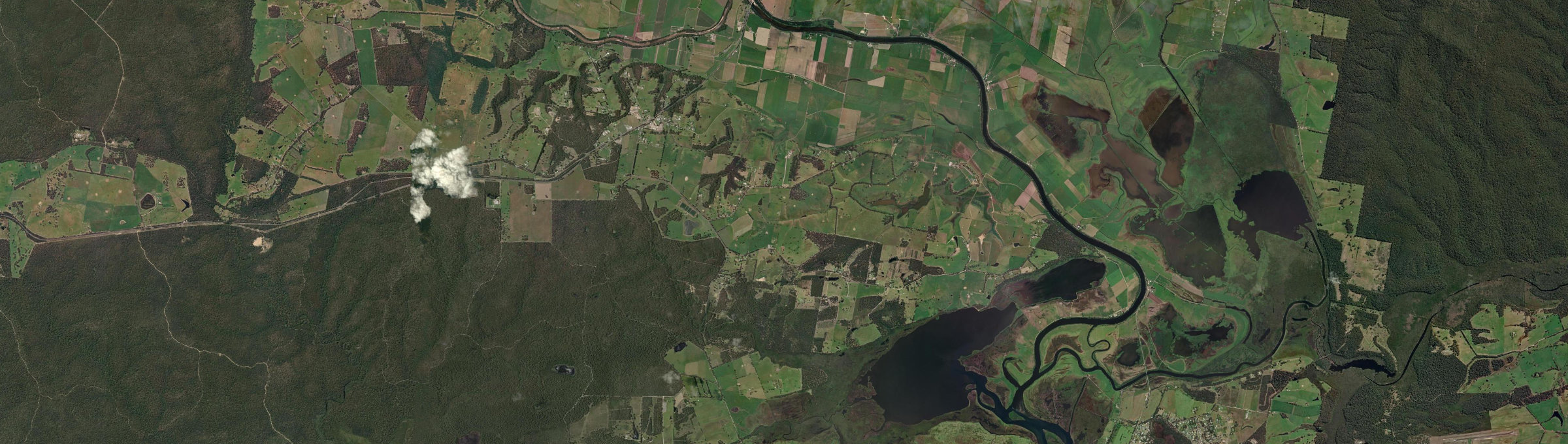Aerial view of Newmerella, VIC