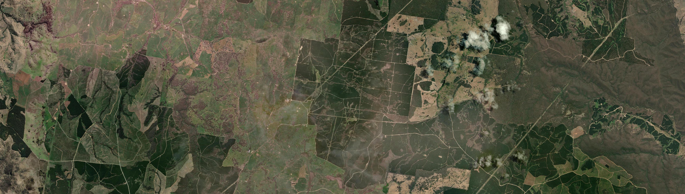 Aerial view of Couragago, NSW