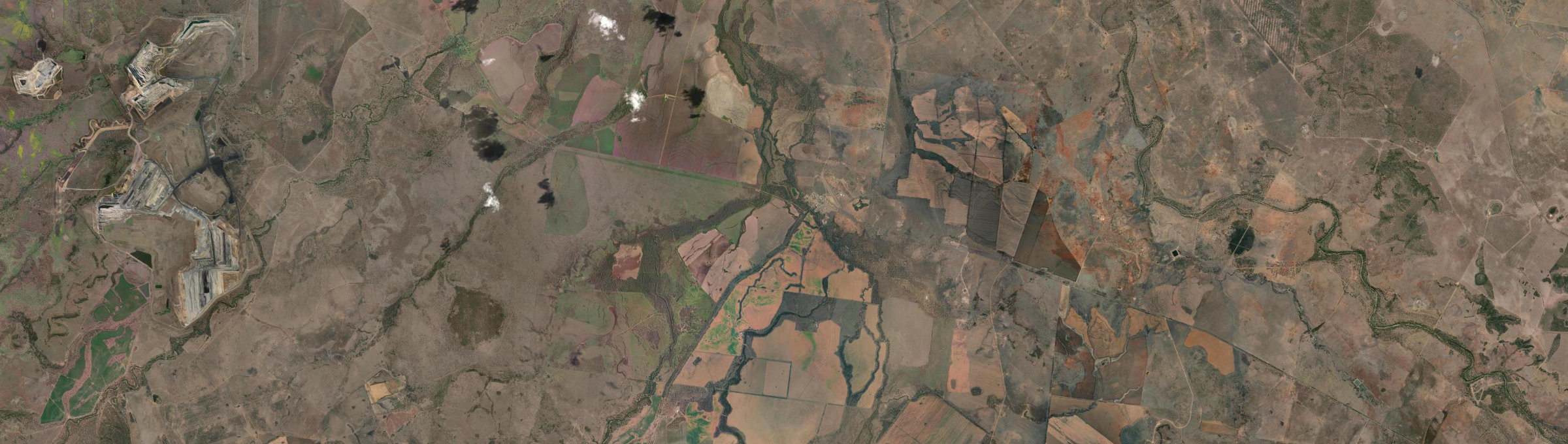 Aerial view of Rolleston, QLD