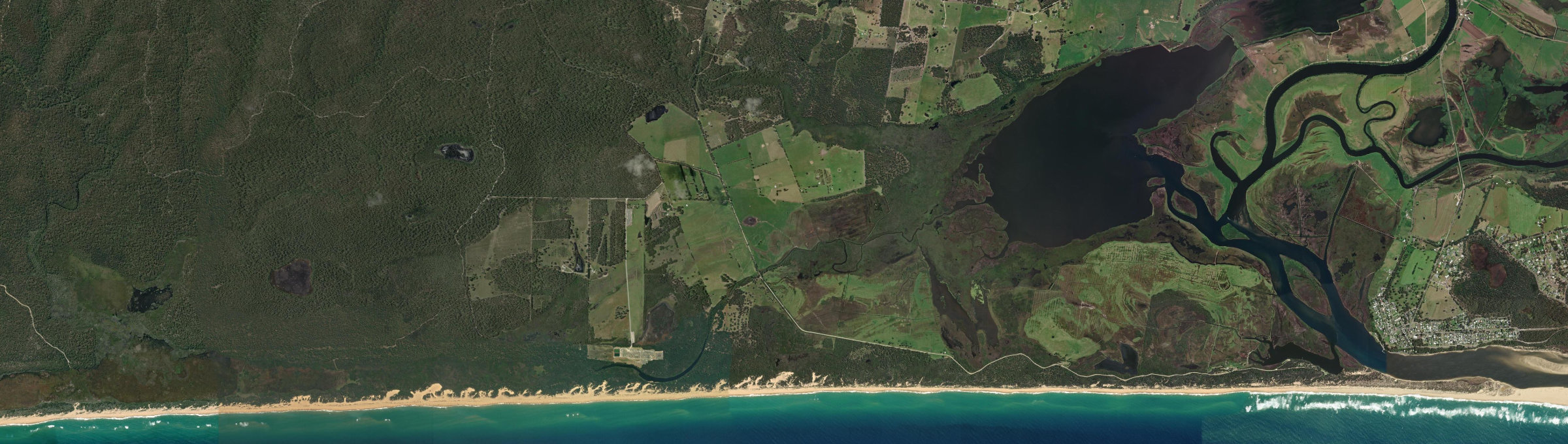 Aerial view of Corringle, VIC