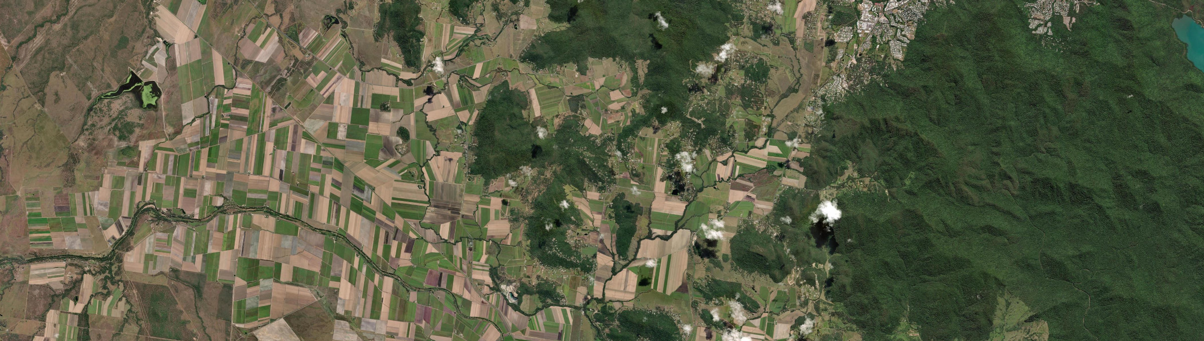 Aerial view of Strathdickie, QLD