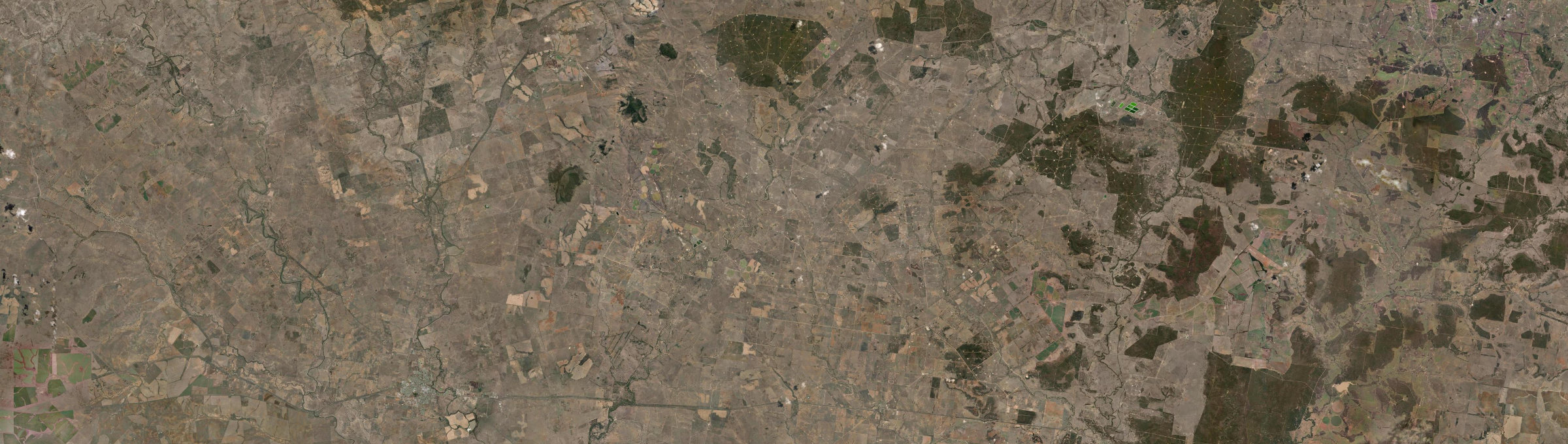 Aerial view of Pickanjinnie, QLD