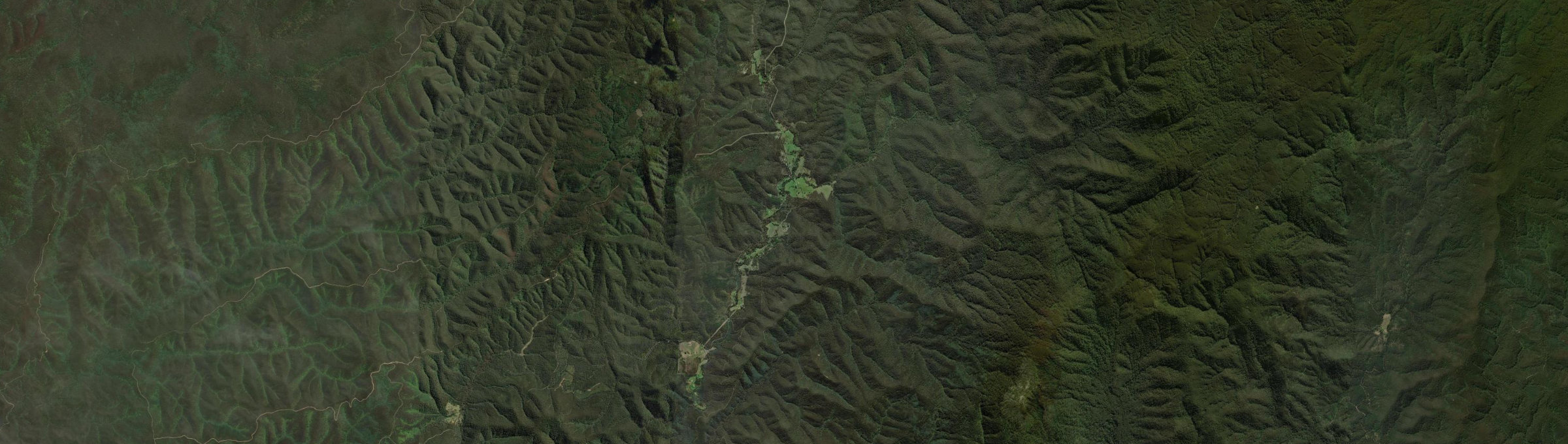 Aerial view of Goongerah, VIC