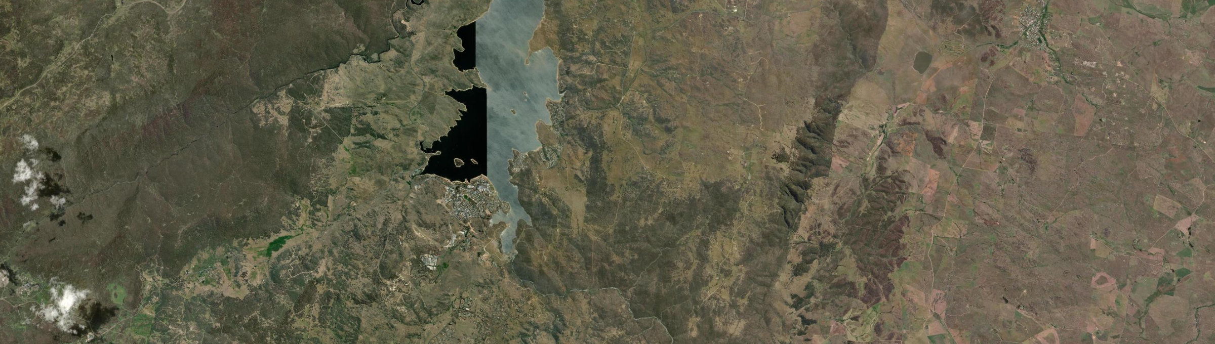 Aerial view of East Jindabyne, NSW