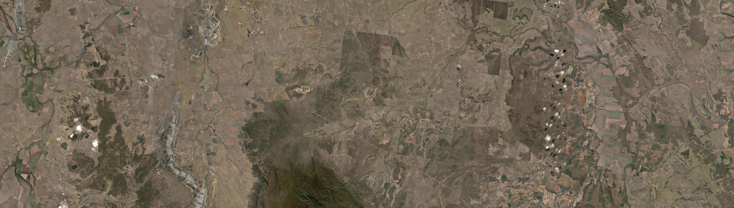 Aerial view of Dingo, QLD