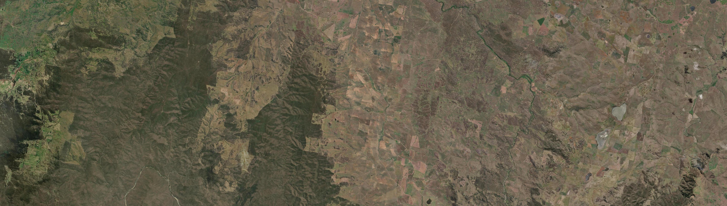 Aerial view of Numbla Vale, NSW