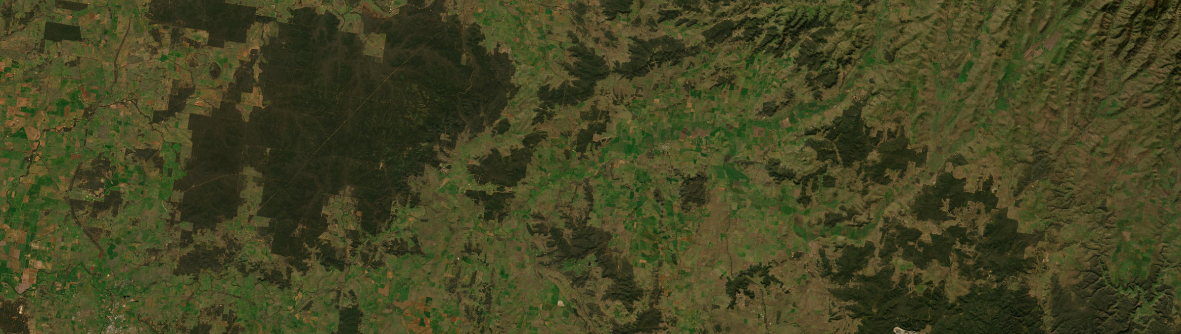 Aerial view of Dunedoo, NSW