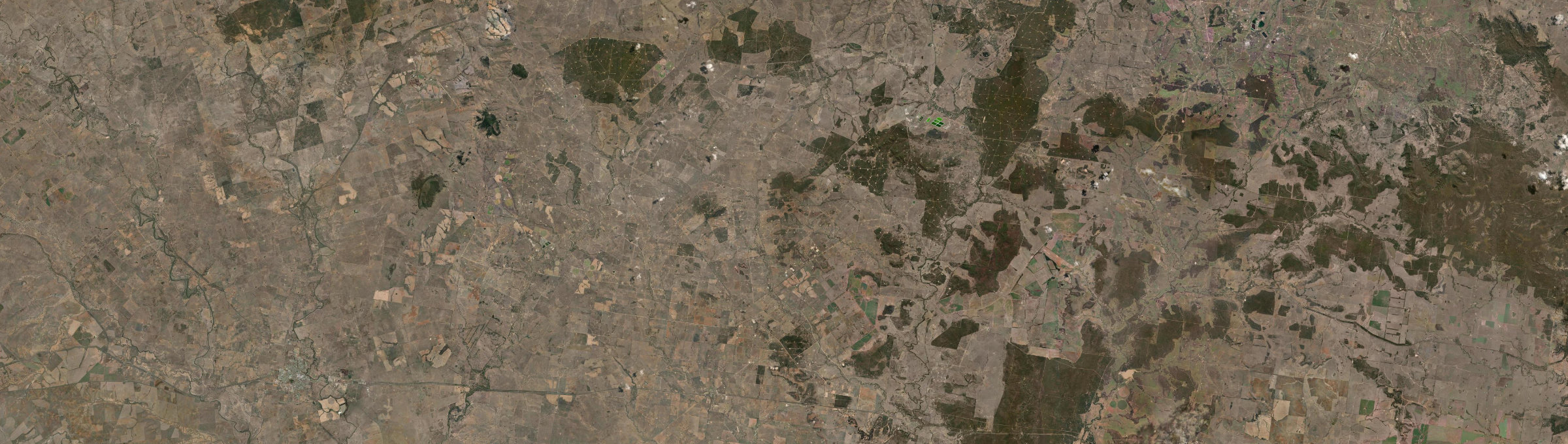 Aerial view of Wallumbilla North, QLD