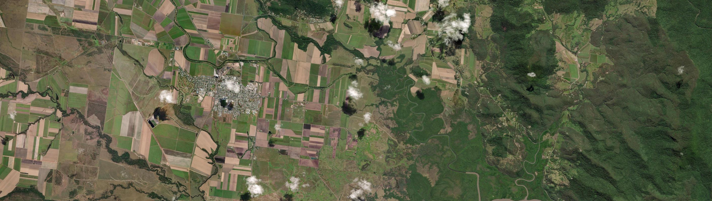 Aerial view of Glen Isla, QLD