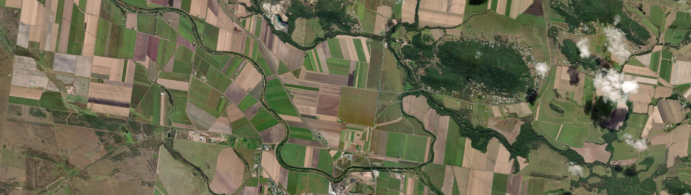 Aerial view of Hamilton Plains, QLD