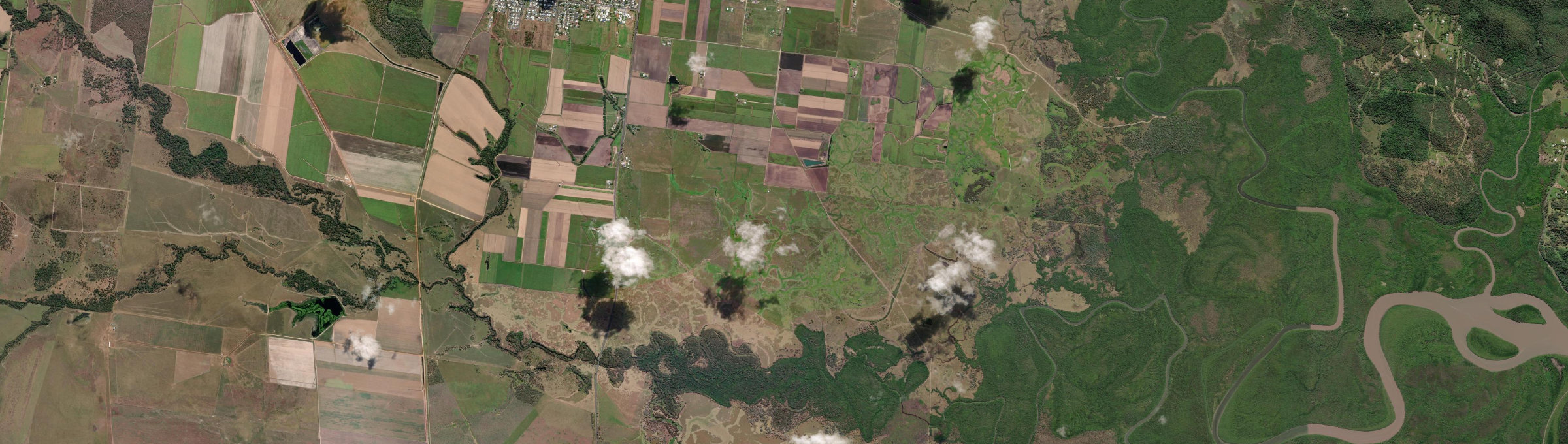 Aerial view of Breadalbane (Qld), QLD