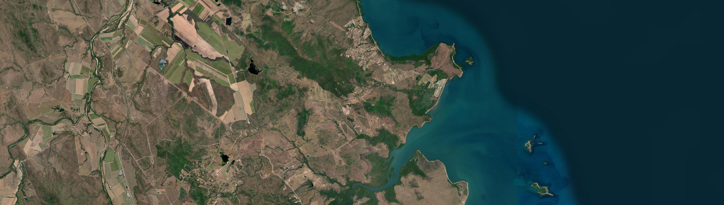 Aerial view of Midge Point, QLD