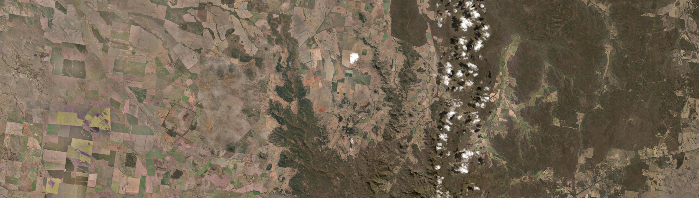 Aerial view of Goorianawa, NSW