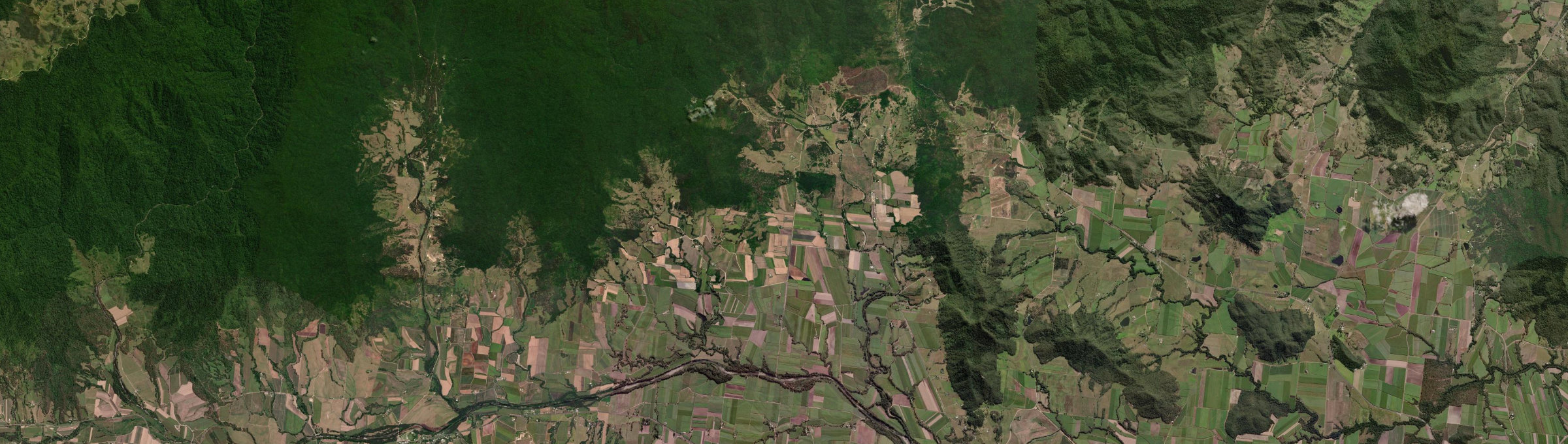 Aerial view of Owens Creek, QLD