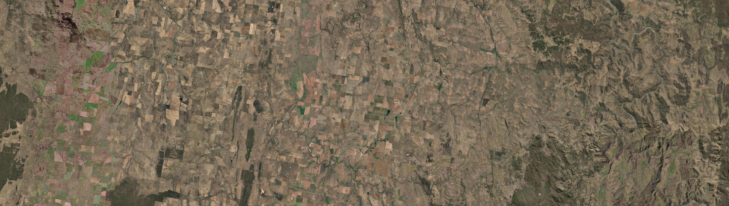Aerial view of Boomey, NSW