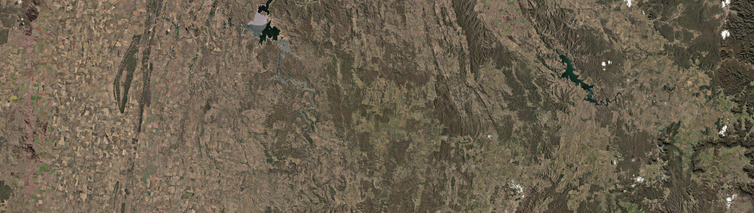 Aerial view of Hargraves, NSW